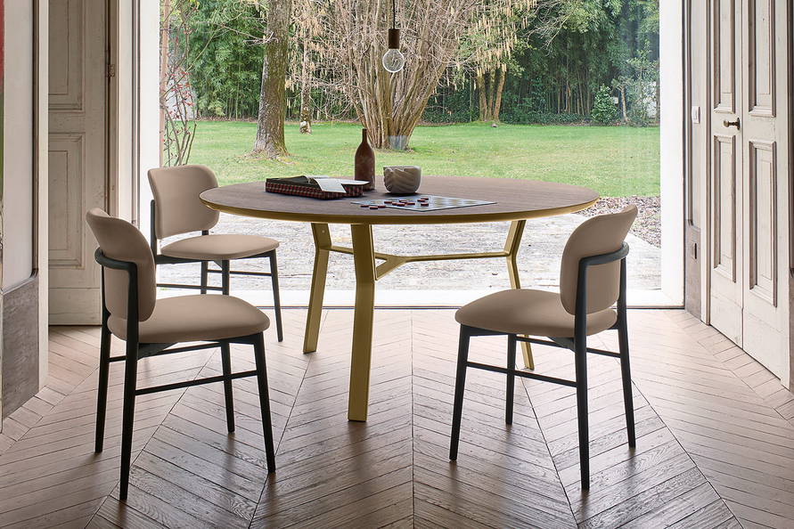 Iron Round Dining Table