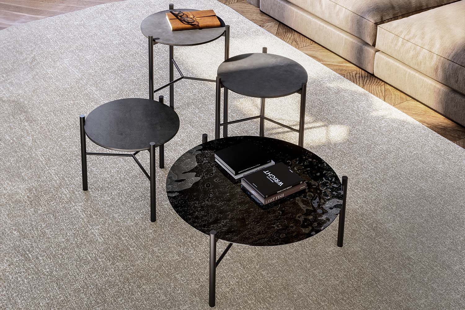 Jack coffee table designed by Antoy Filips for eforma
