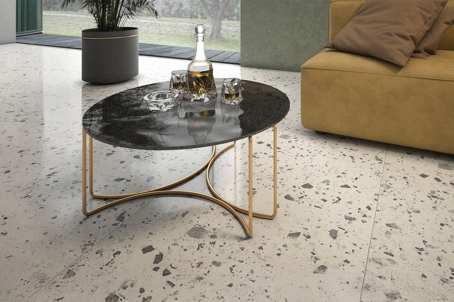 Jazz Coffee Table in living room 