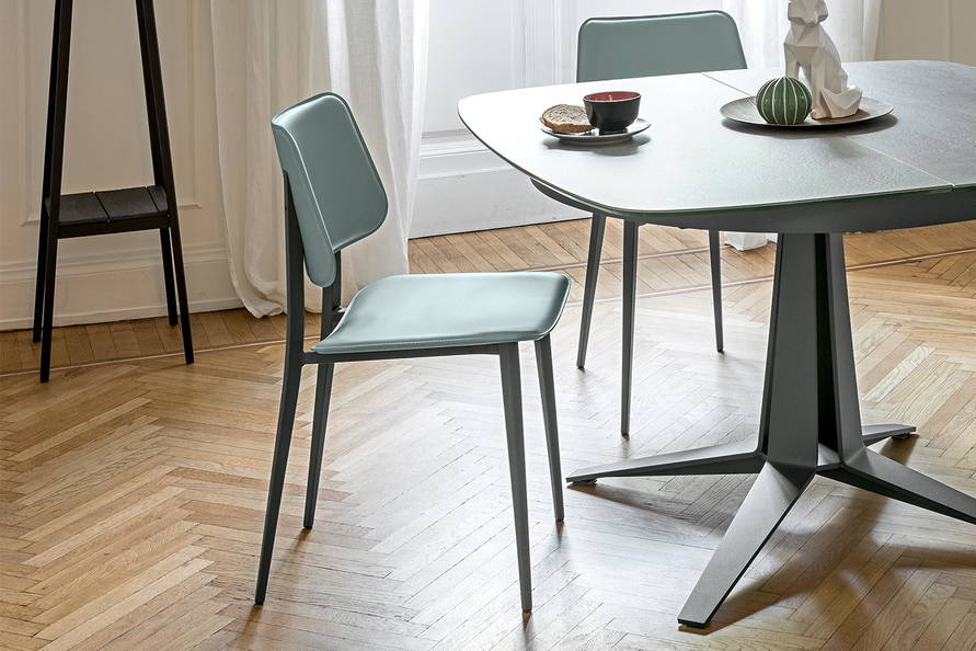 Joe Hard Leather Dining Chair