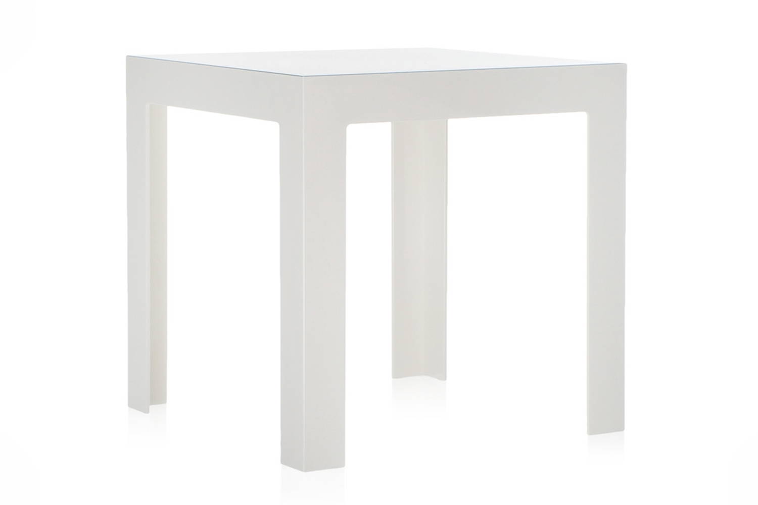 Jolly end table by Kartell in glossy white