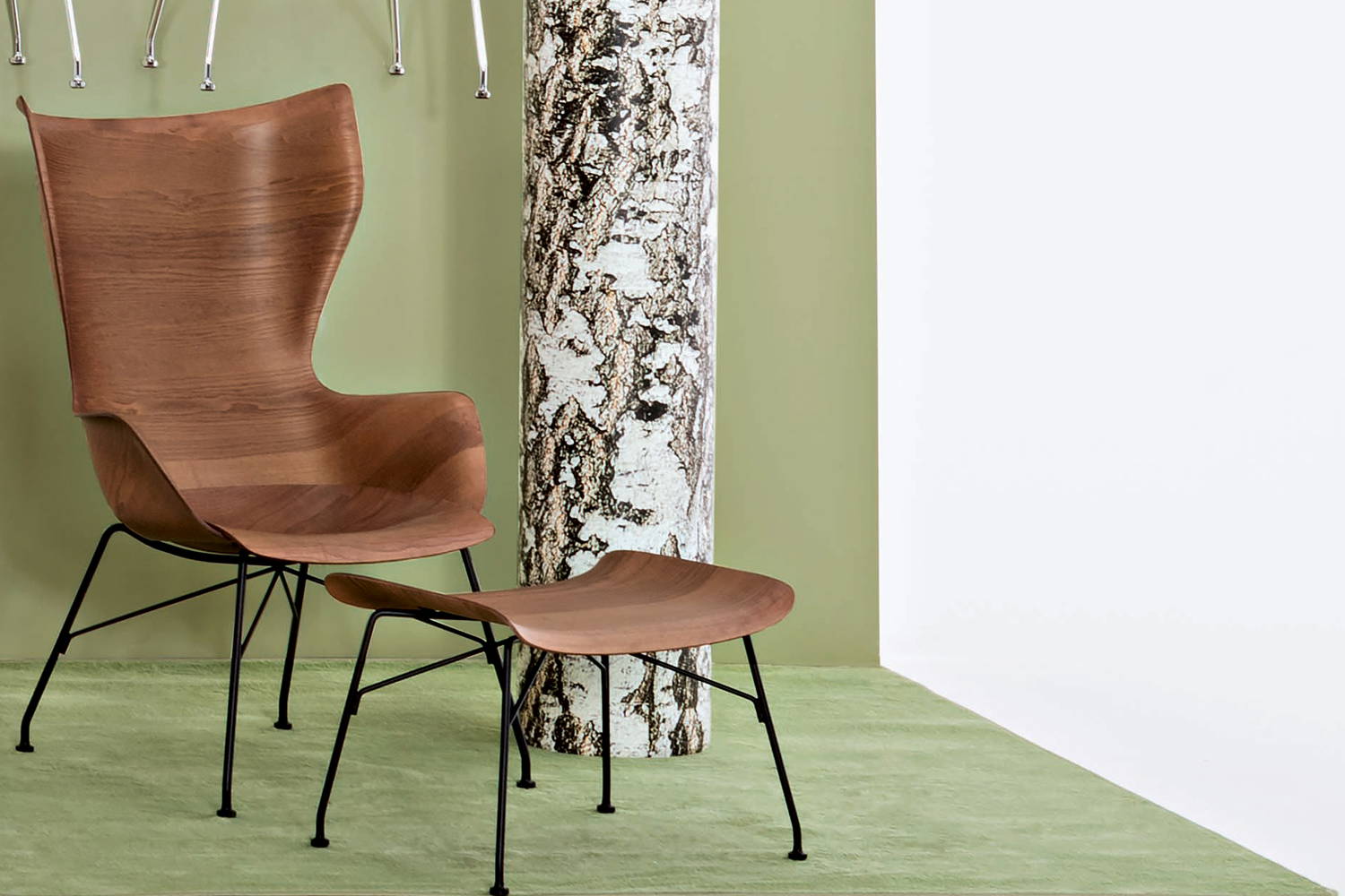 K/Wood Lounge Chair by Kartell | room service 360°