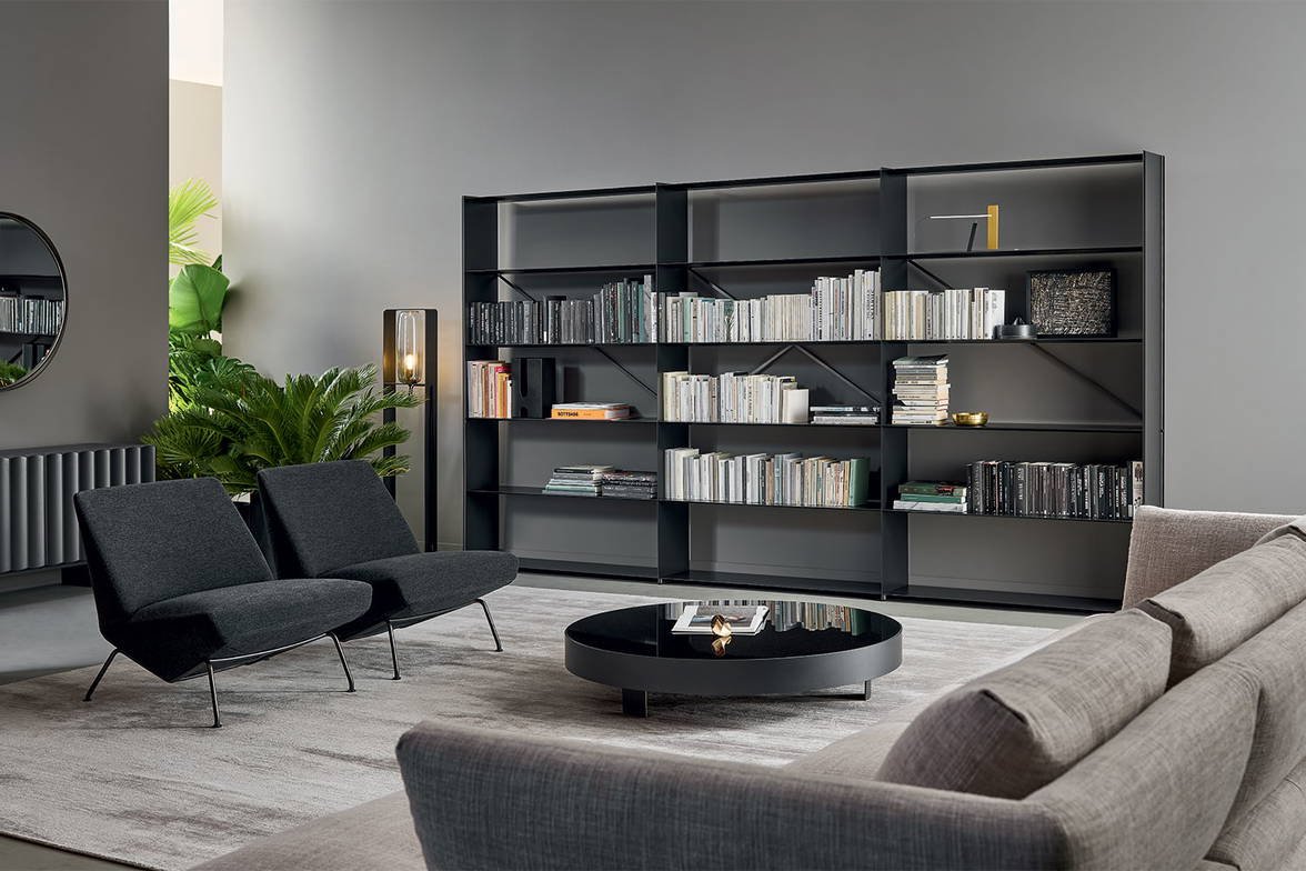 The Kaos Bookcase by Alain Gilles for Bonaldo. The Kaos Bookcase by Alain Gilles for Bonaldo.