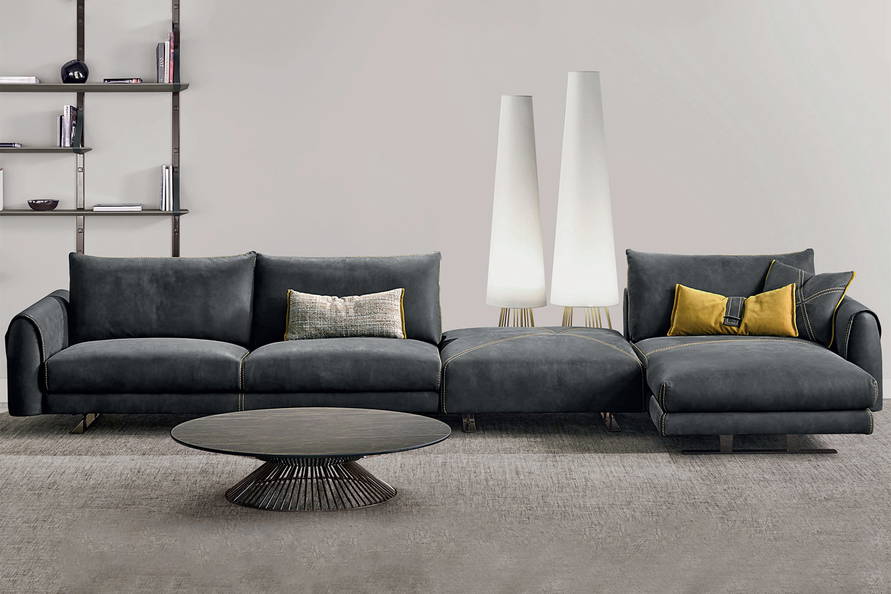 Karl Sectional Sofa with Chaise