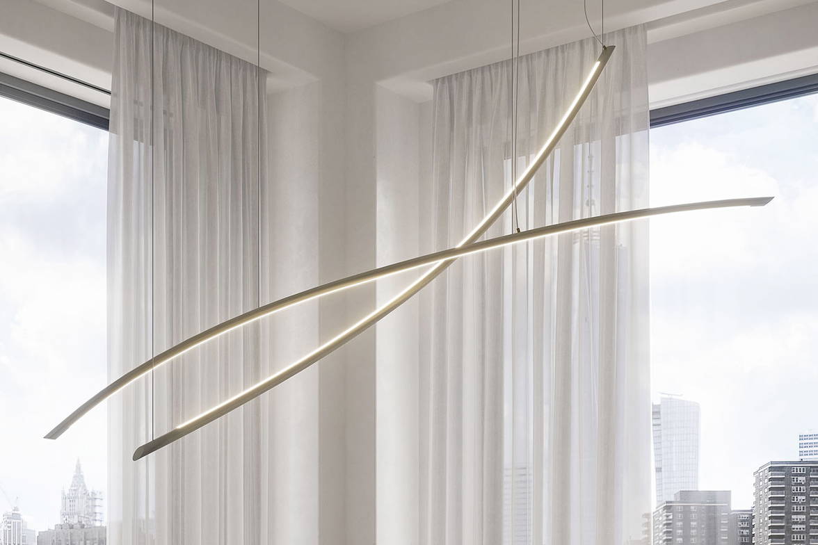 Katana Magnum Linear Suspensions Composition by Cattelan Italia Katana Magnum Linear Suspensions Composition by Cattelan Italia