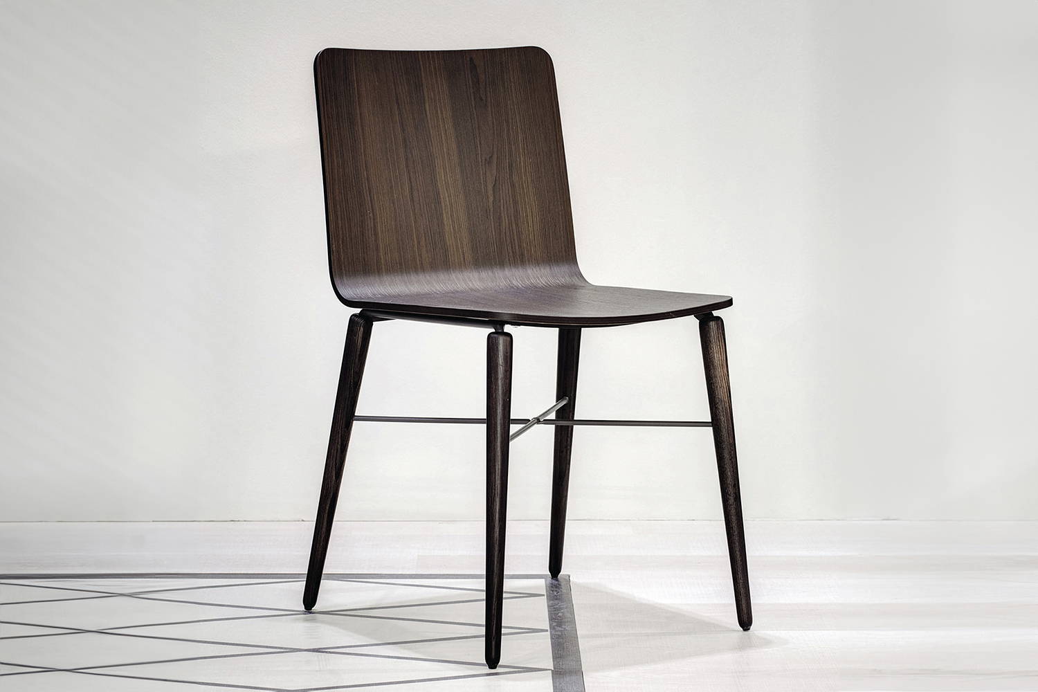 Kate wood dining chair designed by Pocci & Dondoli for Bontempi Casa