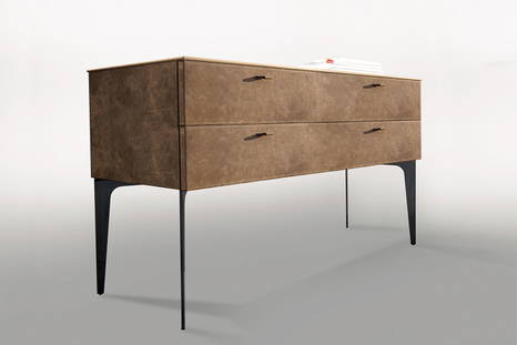 Nebula Dresser (shaped metal legs version) by Gamma