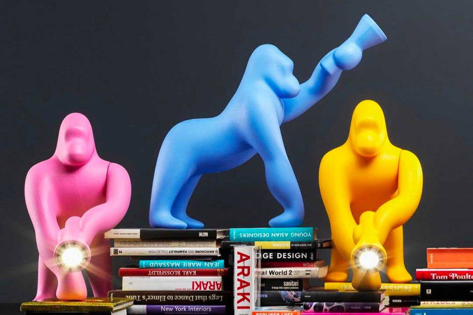 Kong XS Table Lamps from Qeeboo