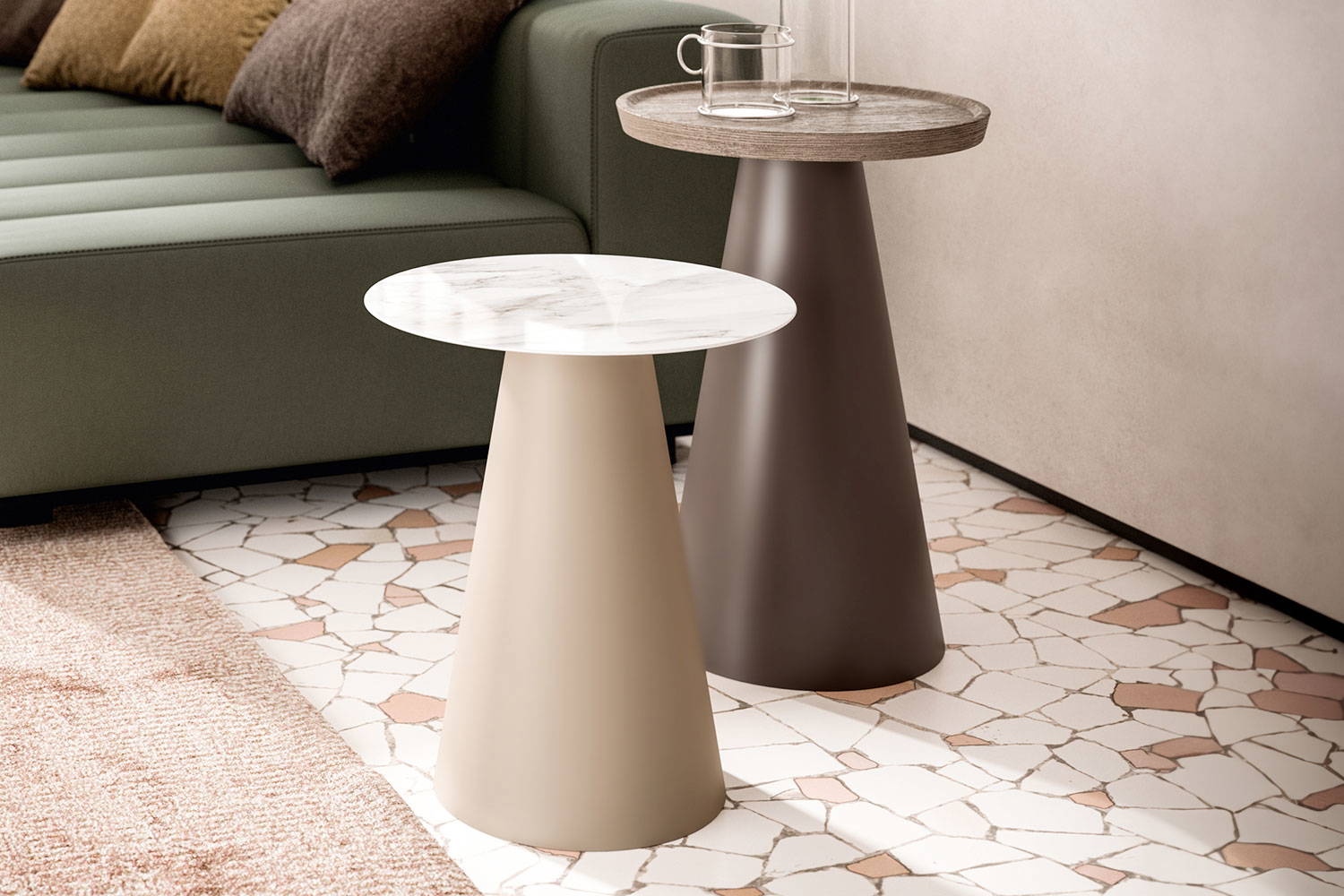 Kony End Table by Ozzio Italia