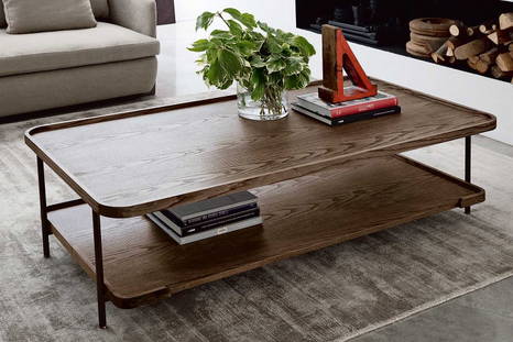 Koster wood coffee table by Porada