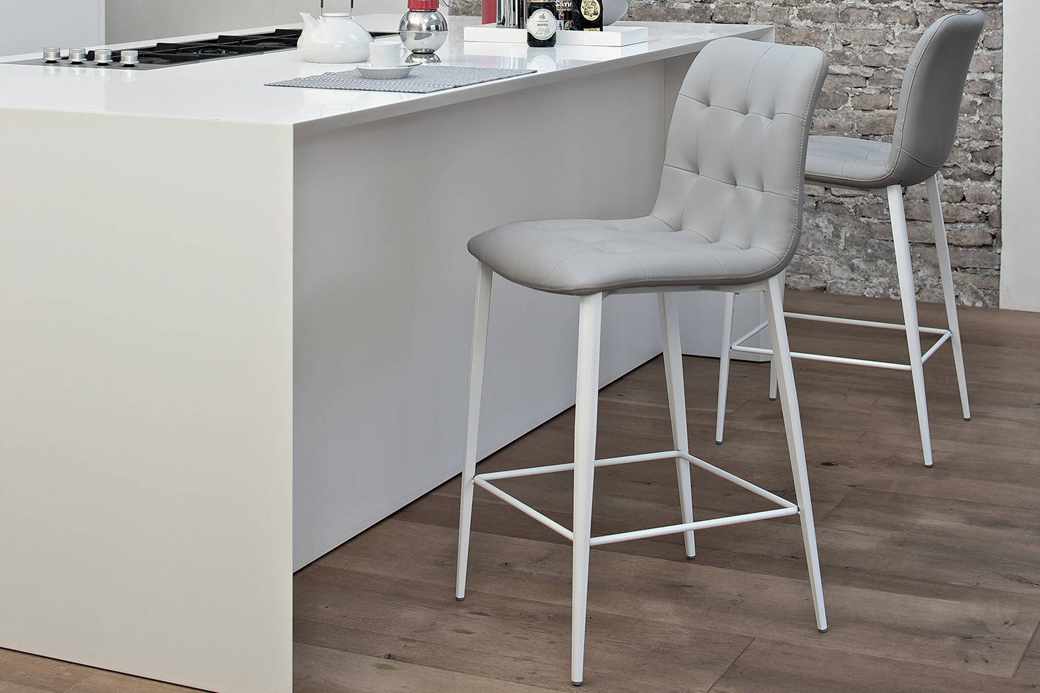 Kuga bar stool by Bontempi Casa