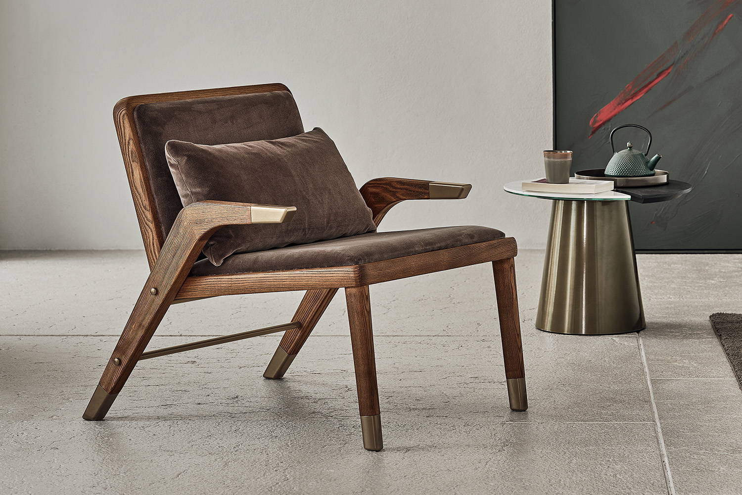 Lady armchair designed by Marco Corti for Bontempi Casa