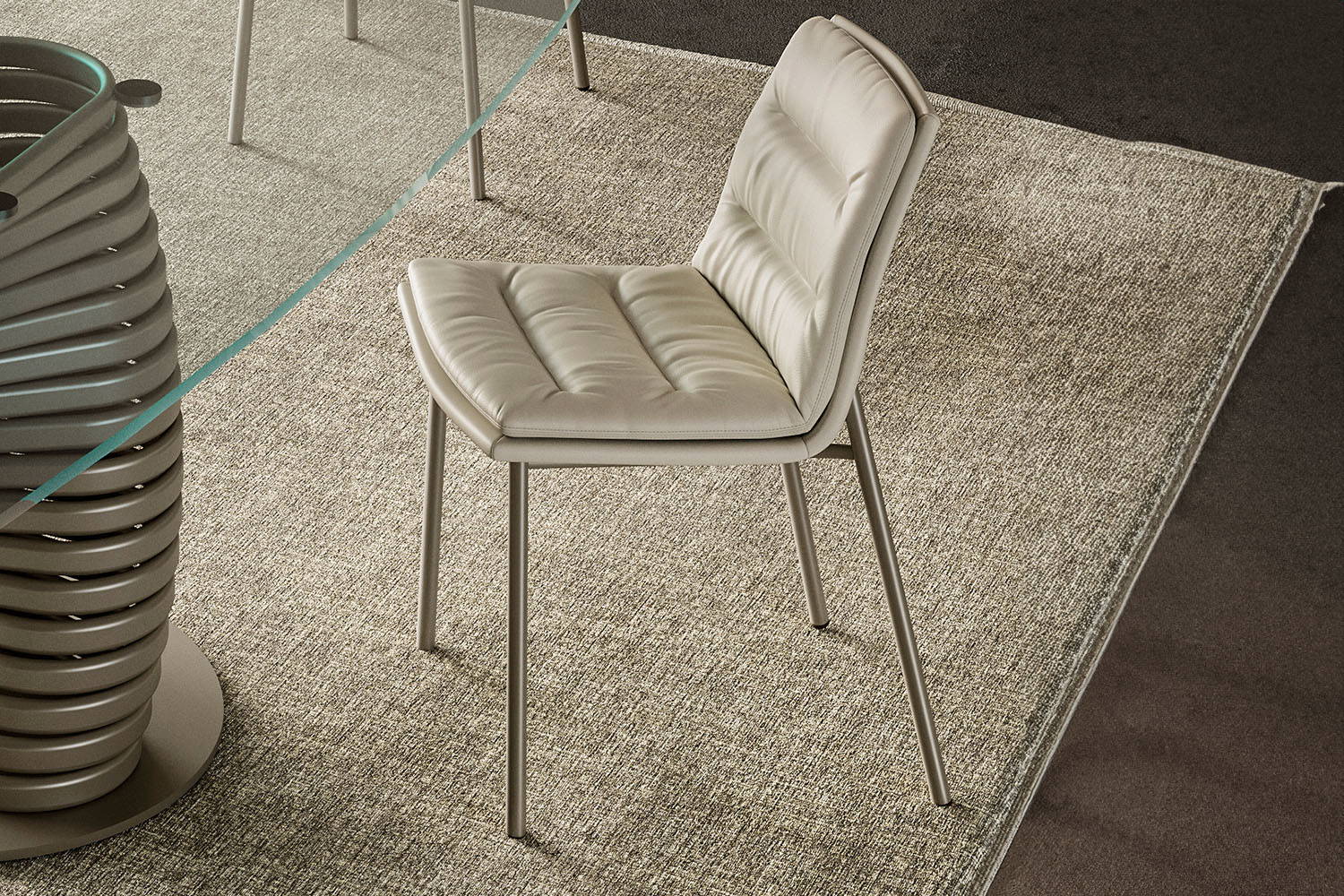 Lady dining chair designed by Antoy Filips for eforma