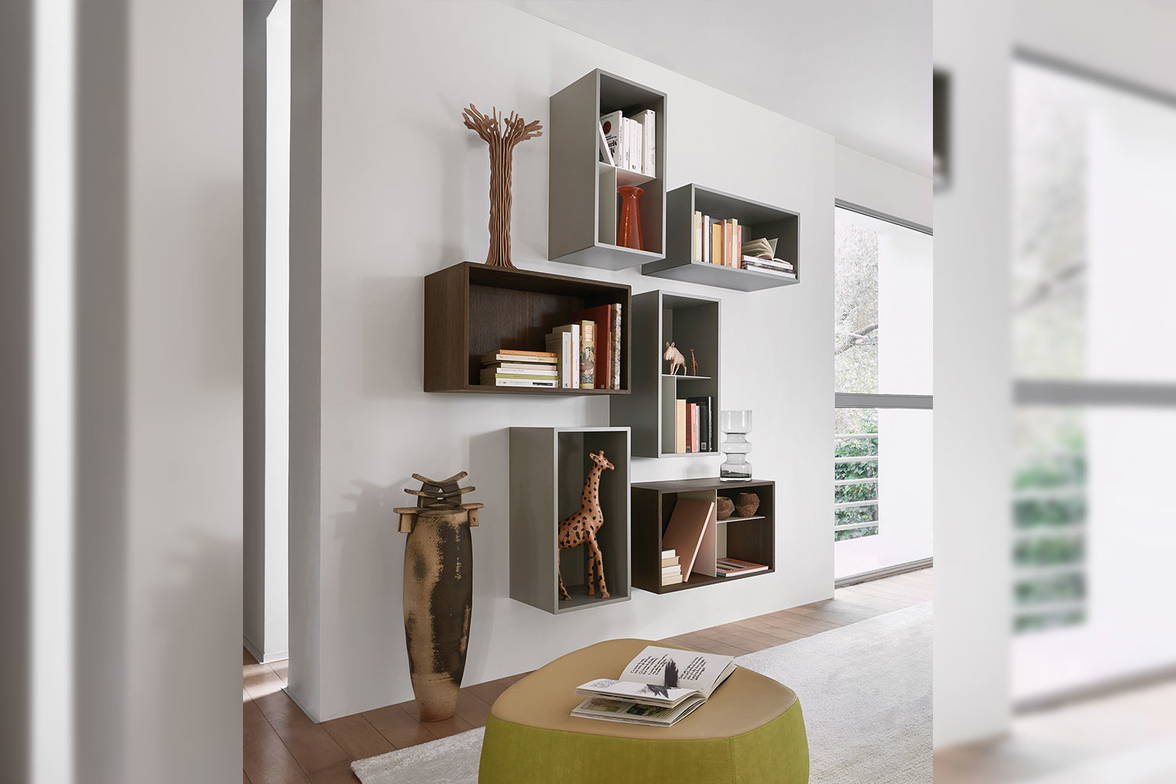 Lampo L6C07 bookcase by San Giacomo Lampo L6C07 bookcase by San Giacomo