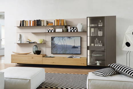 Lampo L6C31 wall unit by San Giacomo in a living area 