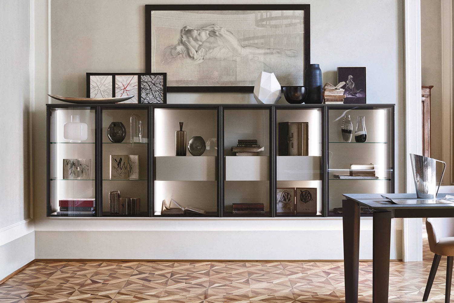 Lampo L7C07 Wall-Mounted Sideboard