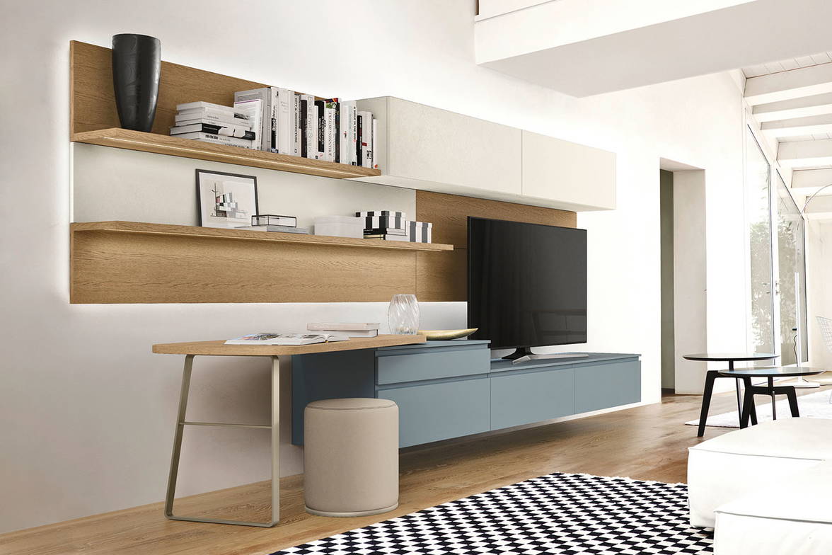 Lampo L7C30 Wall Unit by San Giacomo (optional LED lights) Lampo L7C30 Wall Unit by San Giacomo (optional LED lights)