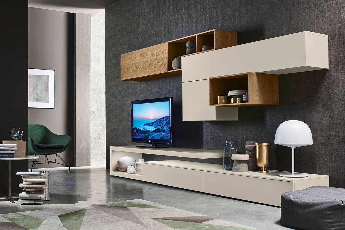 Lampo L7C56 wall unit by San Giacomo angled view Lampo L7C56 wall unit by San Giacomo angled view