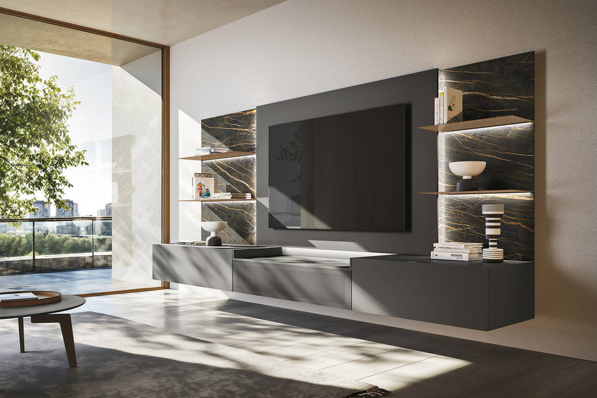 Lampo L7C64 Wall Unit by San Giacomo (optional LED lights) Lampo L7C64 Wall Unit by San Giacomo (optional LED lights)