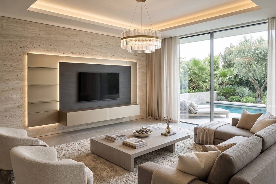Lampo L7C66 Wall Unit by San Giacomo (optional LED lights)