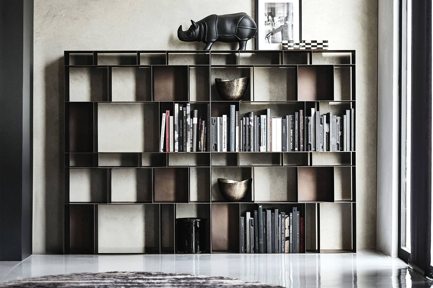Latitude bookcases by Cattelan Italia