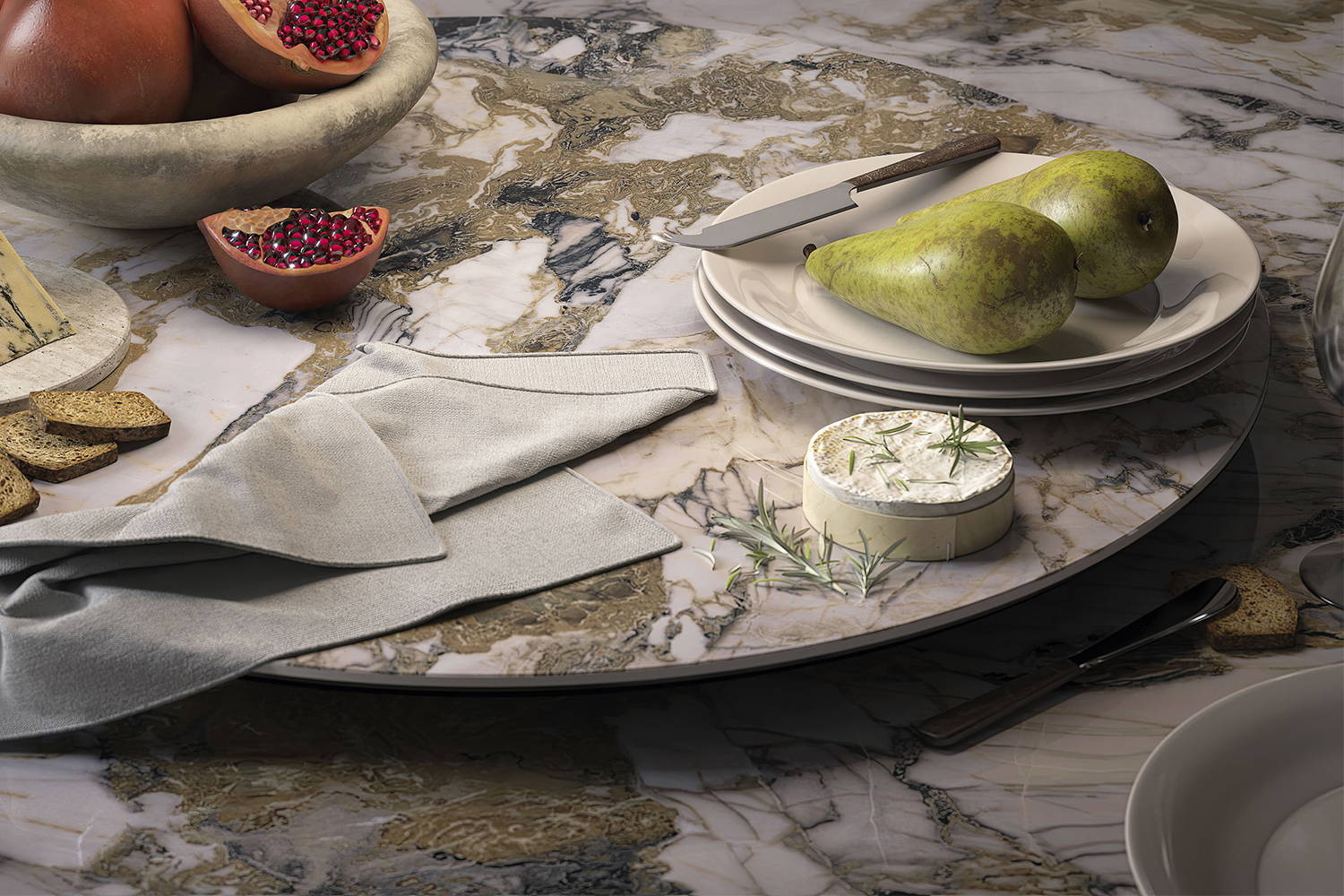 ヨビニオンマルル Lazy Susan by Cattelan Italia by Cattelan Italia | room service 360°