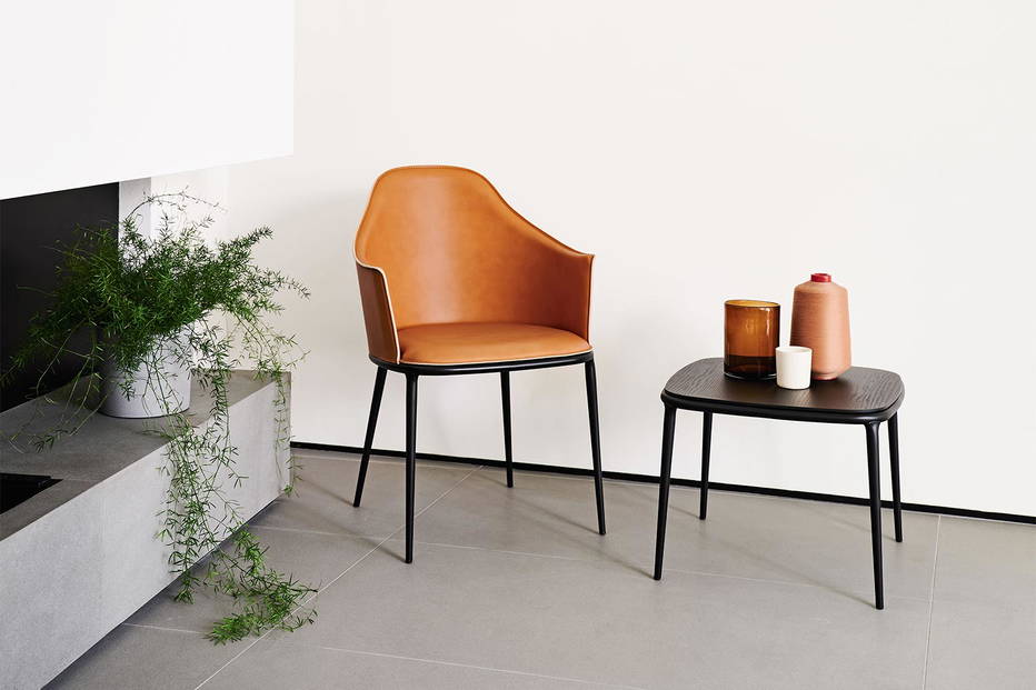 Lea Hard Leather Dining Chair