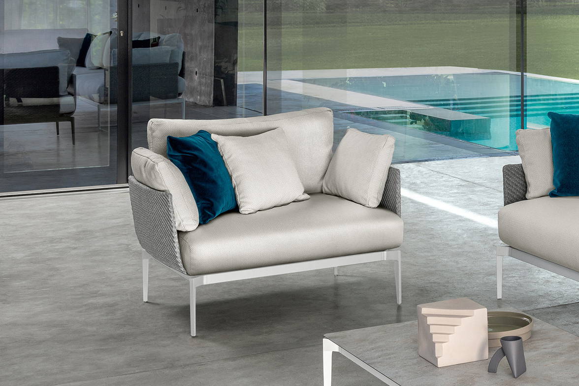 Leaf lounge armchair designed by Talenti Leaf lounge armchair designed by Talenti
