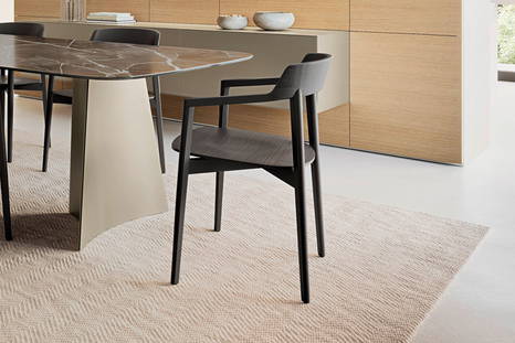 Lena wood dining chair by San Giacomo