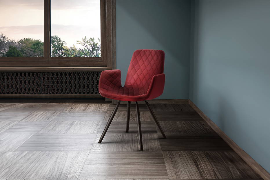 Lenny wood dining chair designed by eforma