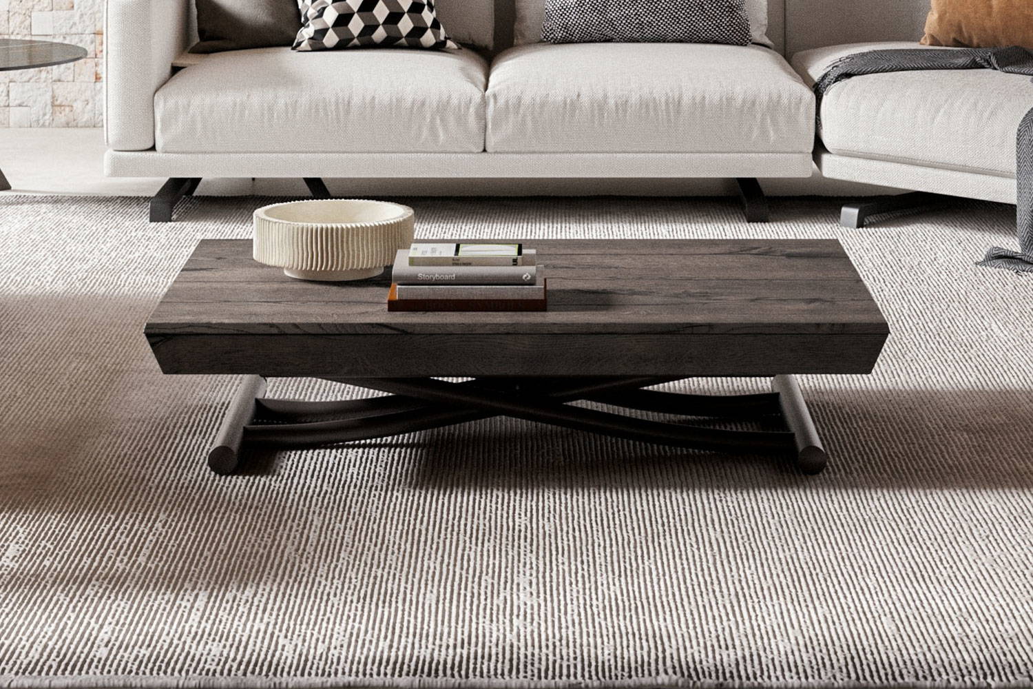 Leonardo Transformable Coffee Table by Ozzio Italia | room service