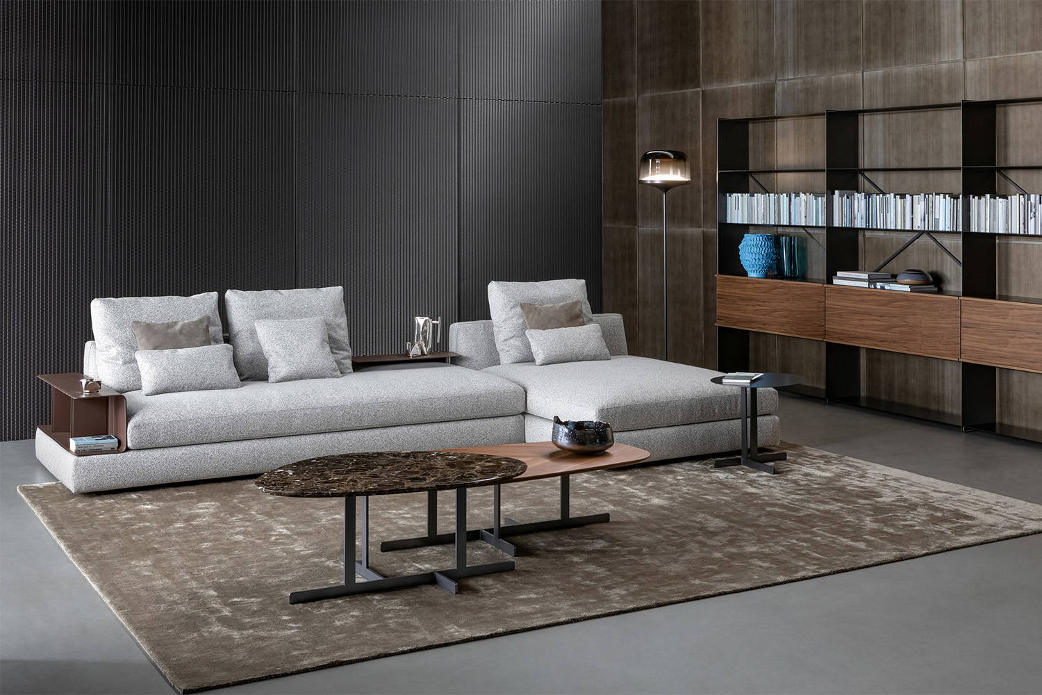 The Liam Sectional Sofa with Chaise by Sergio Bicego for Bonaldo.