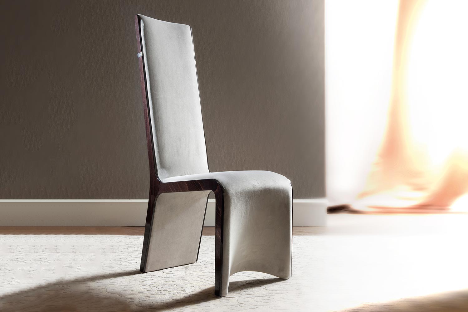 Light dining chair by Costantini Pietro