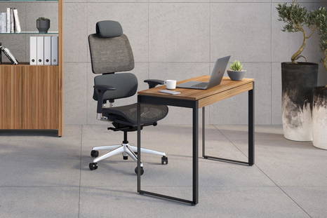 Linea 6222 console desk with Voca 3501 Office Chair