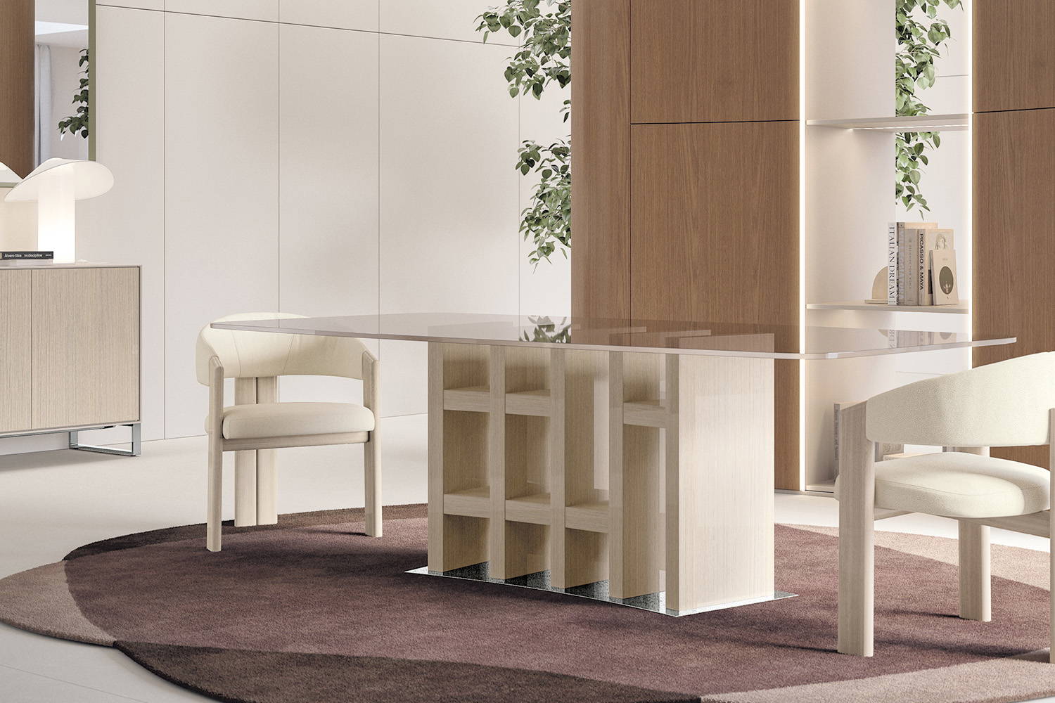 Linea Dining Table designed by Stefano Spessotto