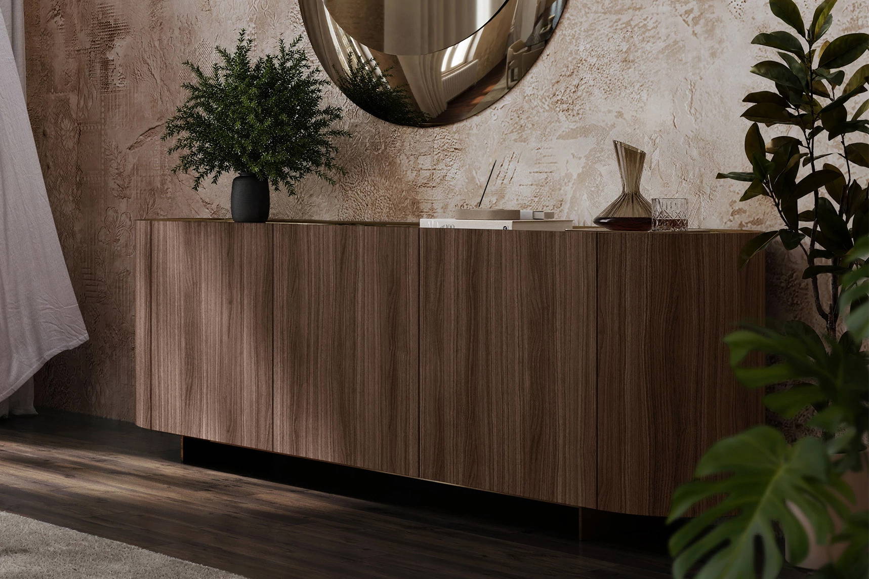 Lingotto Wood Sideboard from Tonin Casa