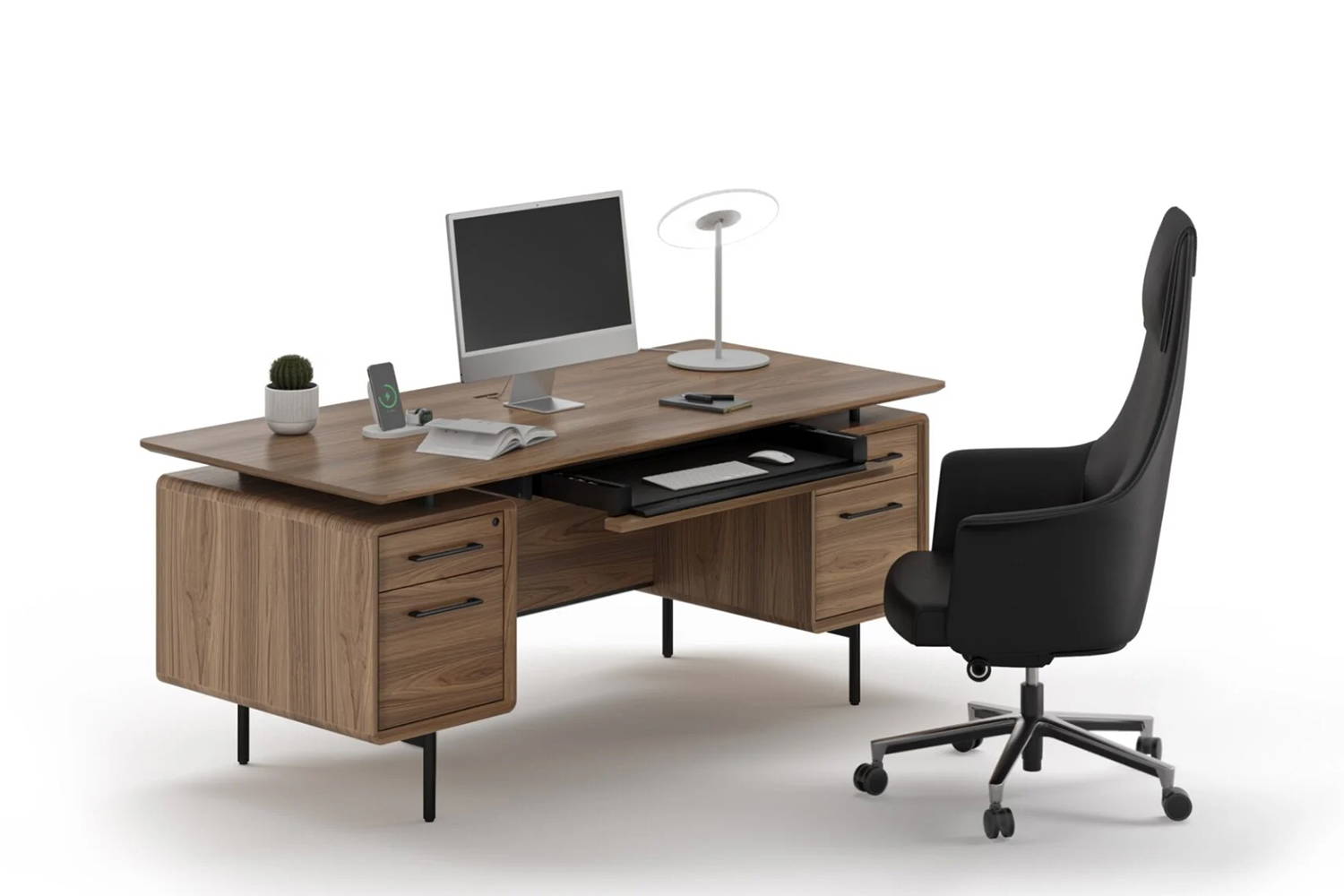 Linq 6821 Executive Office Desk by BDI | room service 360°