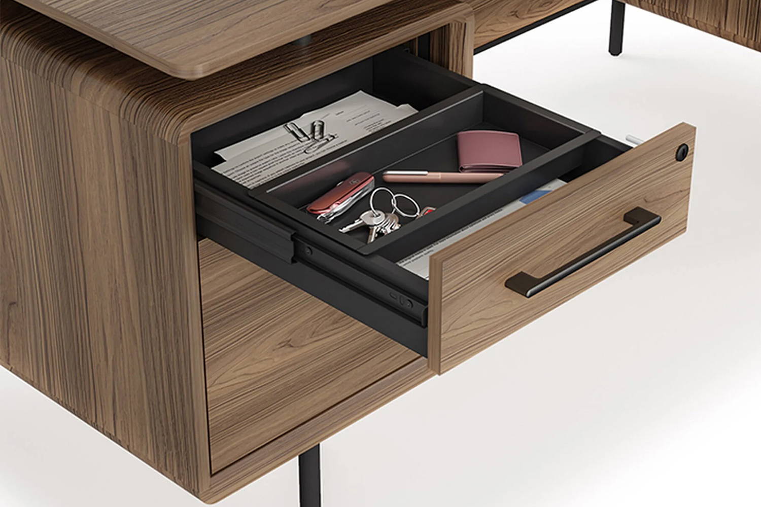 Linq 6821 Executive Office Desk by BDI | room service 360°