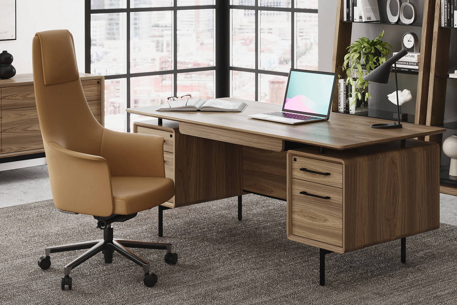 Linq 6821 Executive Office Desk