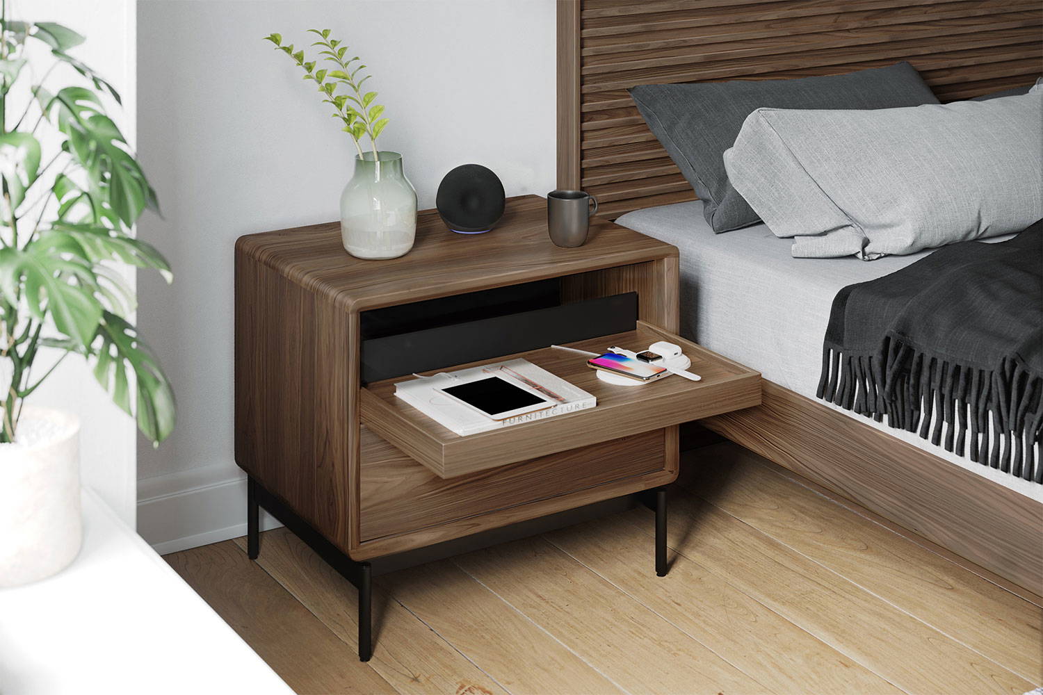 Linq 9181 - 9182 Nightstand by BDI | room service 360°