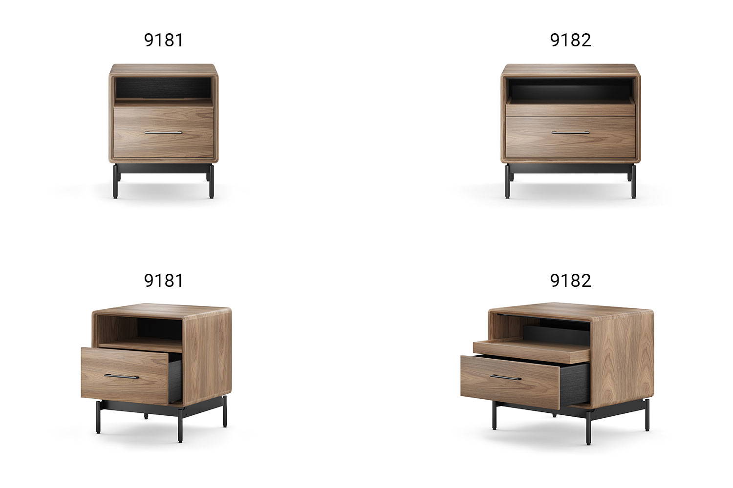 Linq 9181 - 9182 Nightstand by BDI | room service 360°