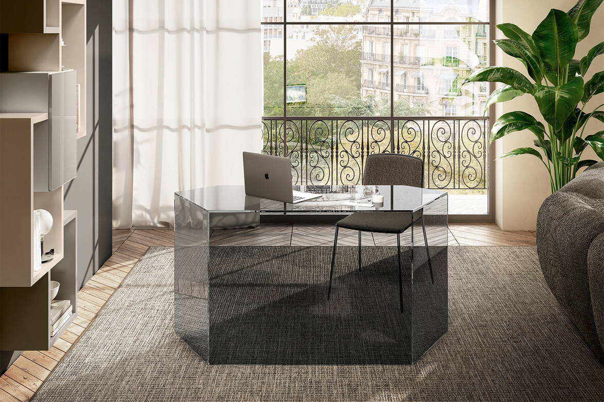 The Livre desk by Daniele Lago for Lago. The Livre desk by Daniele Lago for Lago.