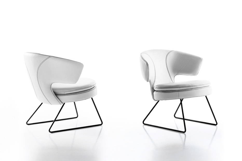 Lolita armchairs rear and front view