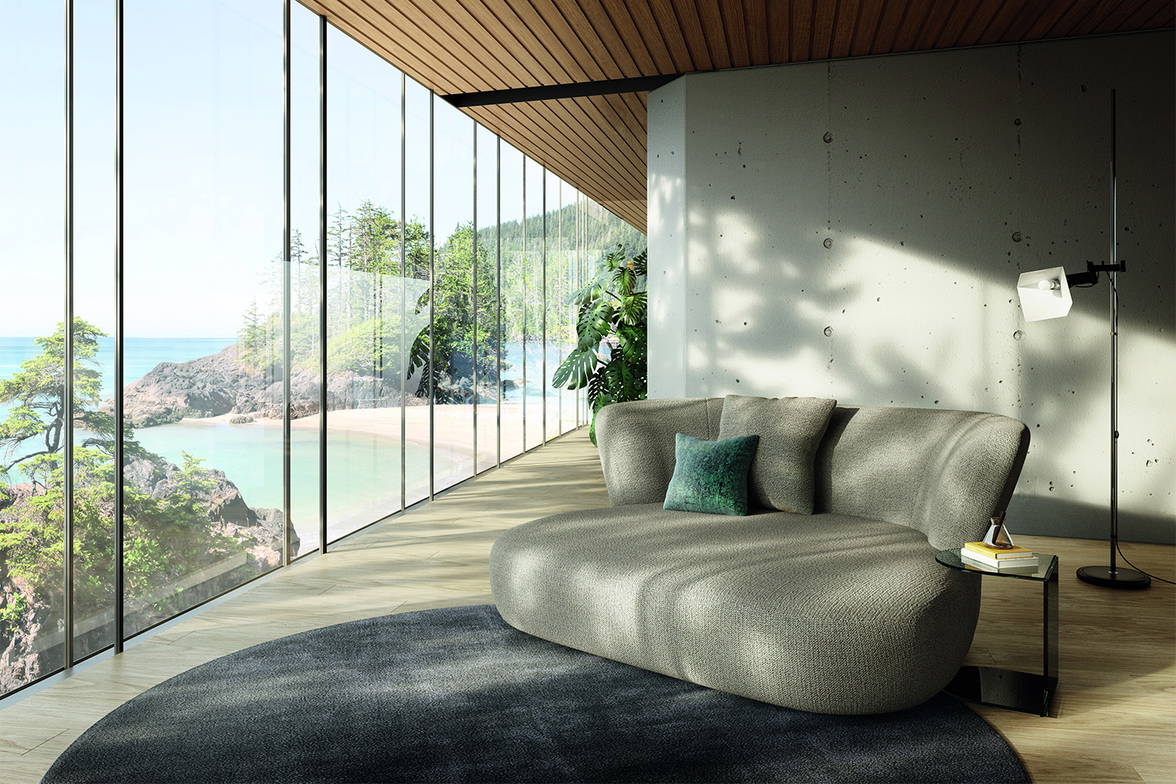 The Londy Daybed with the Tell end table The Londy Daybed with the Tell end table