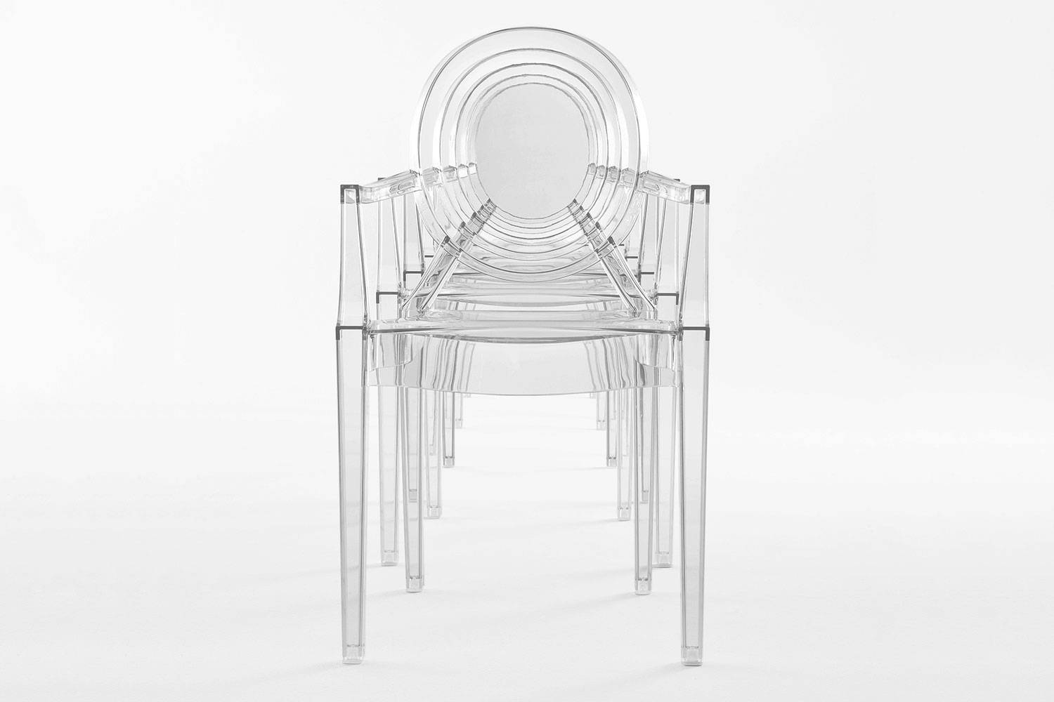 Louis Ghost Dining Chair (Set of 2) Quickship by Kartell | room
