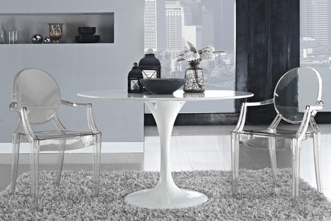 Louis Ghost Dining Chair (Set of 2) Quickship