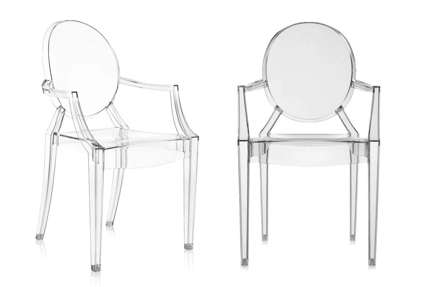 Kartell LOUIS GHOST 2脚set Louis Ghost Dining Chair (Set of 2) Quickship by Kartell | room