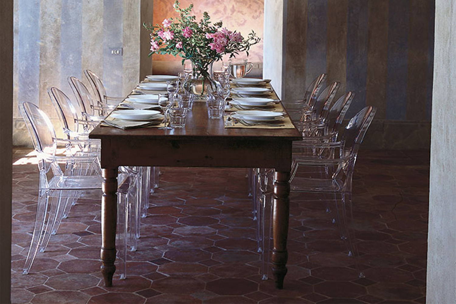 Louis Ghost Dining Chair (Set of 2) Quickship by Kartell | room