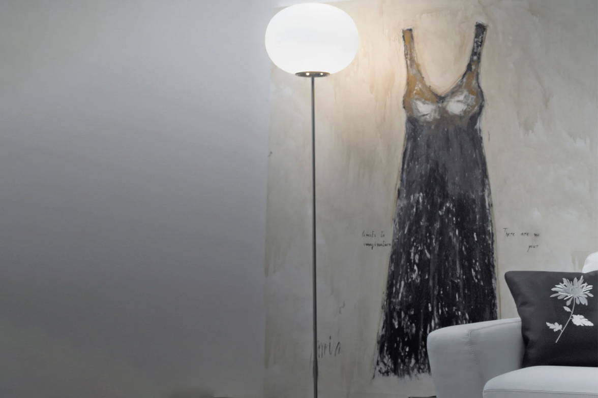Lucciola Floor Lamp in living room Lucciola Floor Lamp in living room