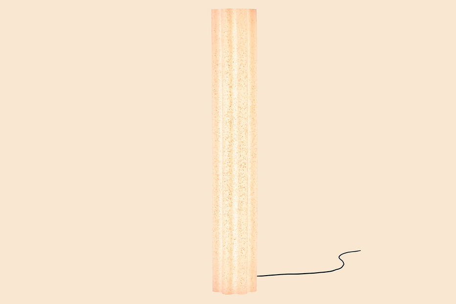 Lucerama Floor Lamp is made from recycled polyethylene